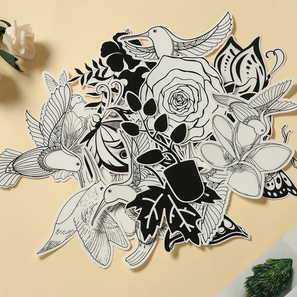 bottle static sticker leaf custom printing accept low MOQ paper label sticker Easy Peel Off Removable Transparent Window Sticker