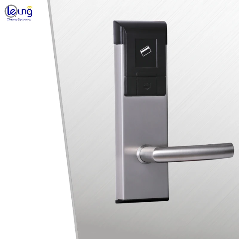 hot sale Hotel rfid smart card hotel door lock system, rf card electronic digital hotel door handle lock