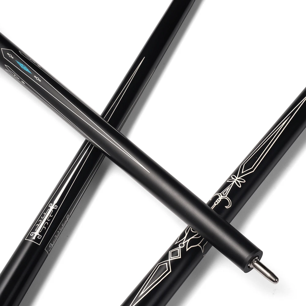 2024 Vintage Billard Cue Sticks 2 Sections Carbon Fiber Pool Cue Straight Billard