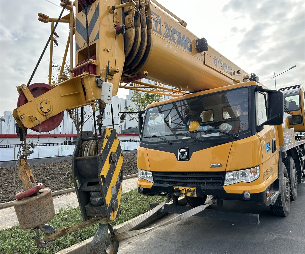50 т кран Подержанный автокран 50K5D мобильный с хорошим рабочим состоянием максимальная грузоподъемность