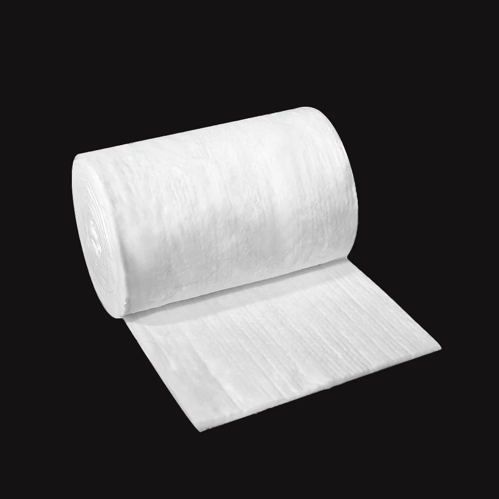 Aluminum silicate ceramic cotton fiber blanket heat-insulated insulated needle-punched blanket