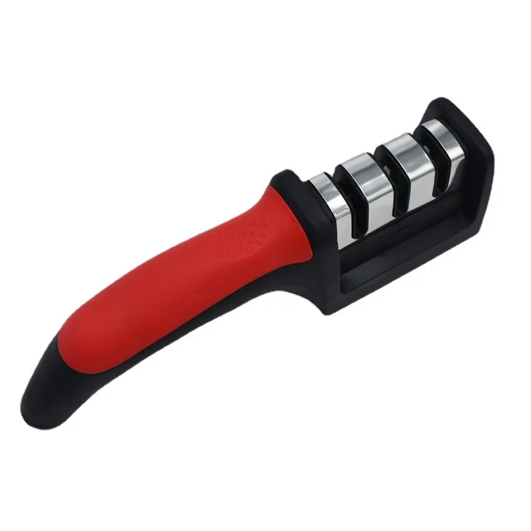 Factory Hot Sale Manual 3 Stage Sharpener Knife Grinder Sharpening Tools For All Knives with nonslip handle