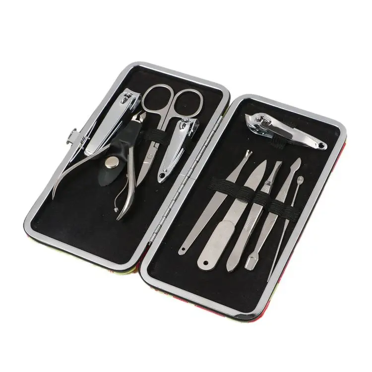 Promo 10piece stainless steel Nail Clippers Cutter Kit Nail Care manicure set