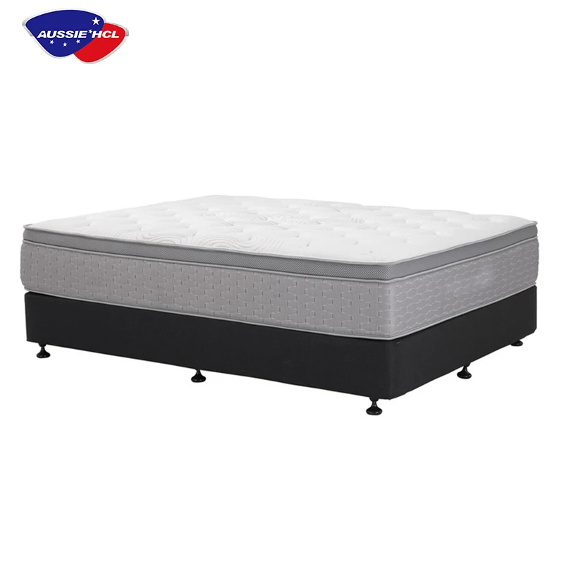 King queen single size Matratze Colchon mattress in a box wholesale euro top brands size memory foam pocket spring mattress