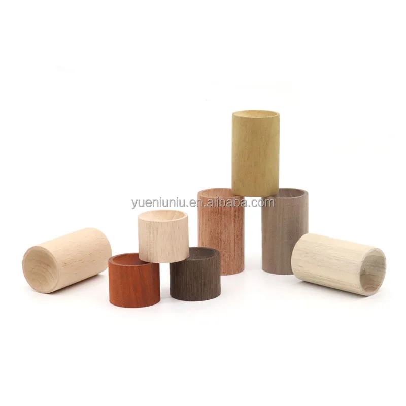 Wholesale home scented diffuser top hemispherical beech wood cylinder with custom logo essential oil diffuser