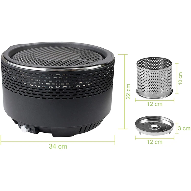 Manufacturer flat korean rotisserie grill portable set smokeless outdoor barbeque bbq camping charcoal bbq grills