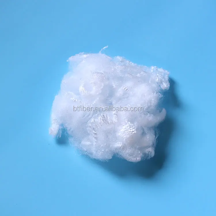 High Quality Direct Wholesale 3D 76MM  Non-Woven Polypropylene Fiber for Spinning and Filling Material