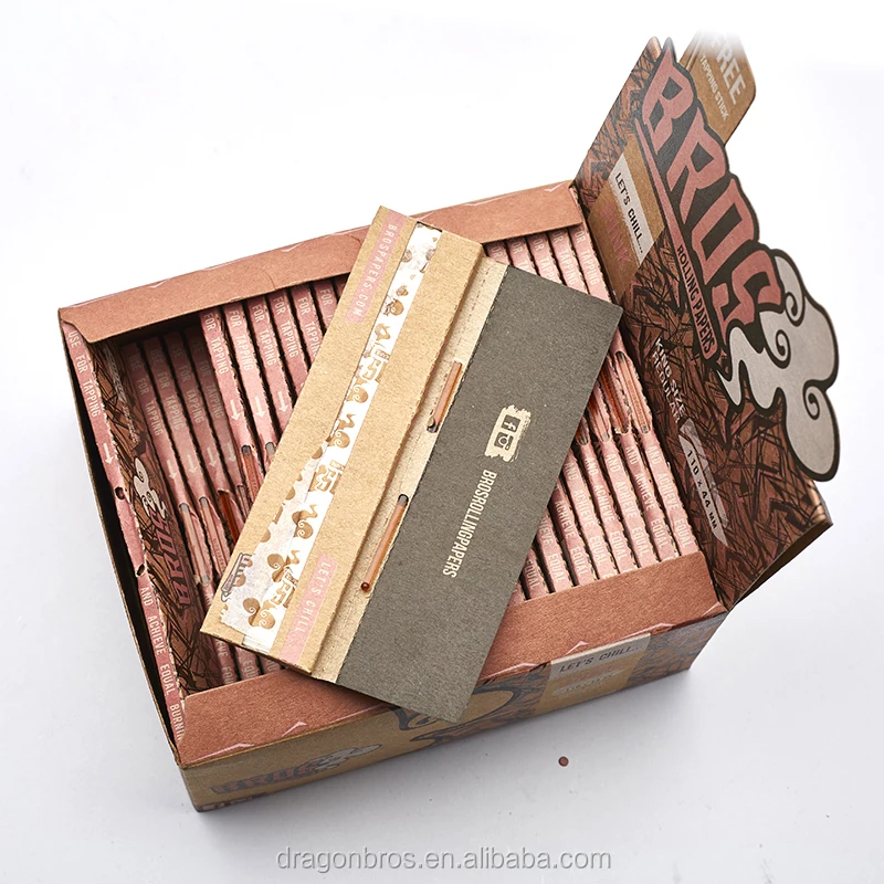 
Classical Ture Hemp Rolling Paper Smoking Custom Your Own Logo 