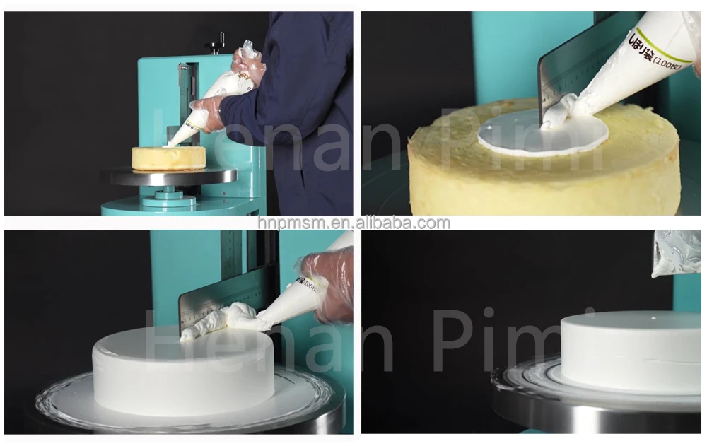 Sale Price Bread Decorating Machine Factory Made Desktop 8 Inch Cake Spreading Machine