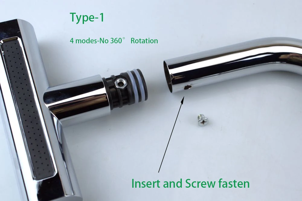 mi Brushed commercial kitchen sink faucet pull out sprayer