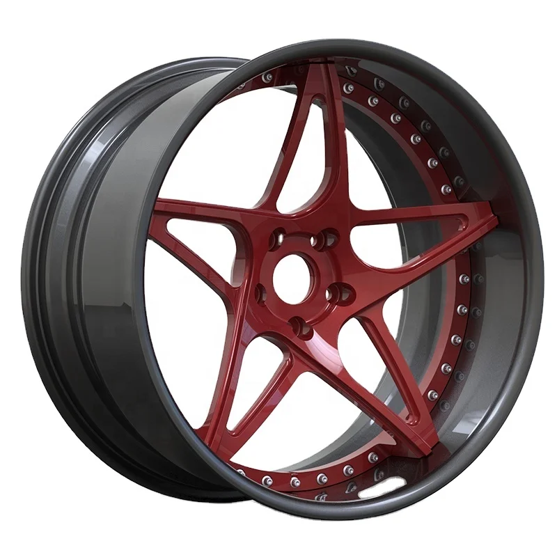 Hot sales 2 piece  5x114.3 20x12 20 Inch 21 Inch  Alloy Wheel Passenger Car Alloy Wheel