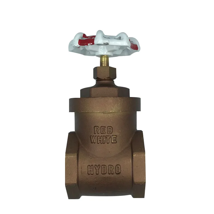 125S 200WOG PN16 Forged Body Bronze Color Painted Type water type  brass gate valve 25mm 2 inch