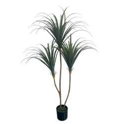 2022 New Design Brazil Dragon Blood Potted Dracaena Fragrans Artificial Tree For Indoor Decoration Landscape Office Crafts