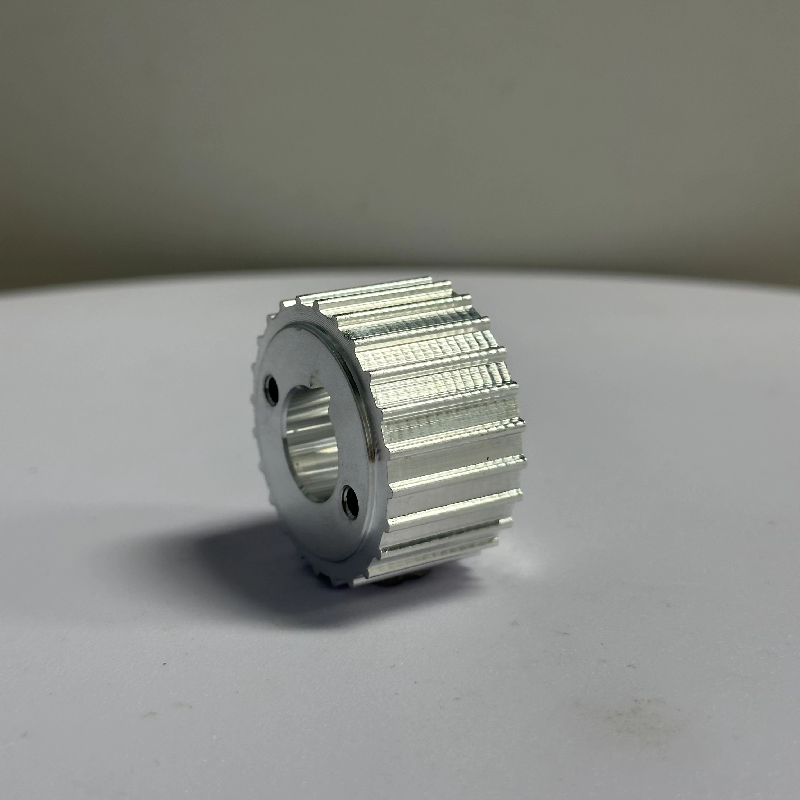 CNC Machined Premium High-end Most Popular 24 Teeth 6082T6 Aluminum Timing Belt Pulley with a Keyway