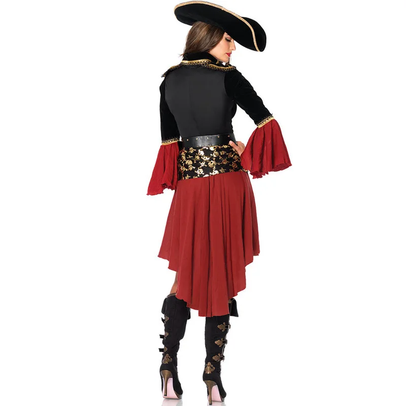 Female Halloween Sexy Pirate Clothing Carnival Cosplay Uniform Plus Size Halloween Costume