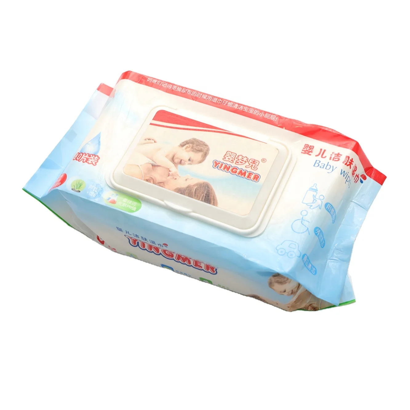 Wholesale Babi wet Wipe Customized High Quality Alcohol Free Soft Babi Wipe Cleaning Wet Wipes Tissue