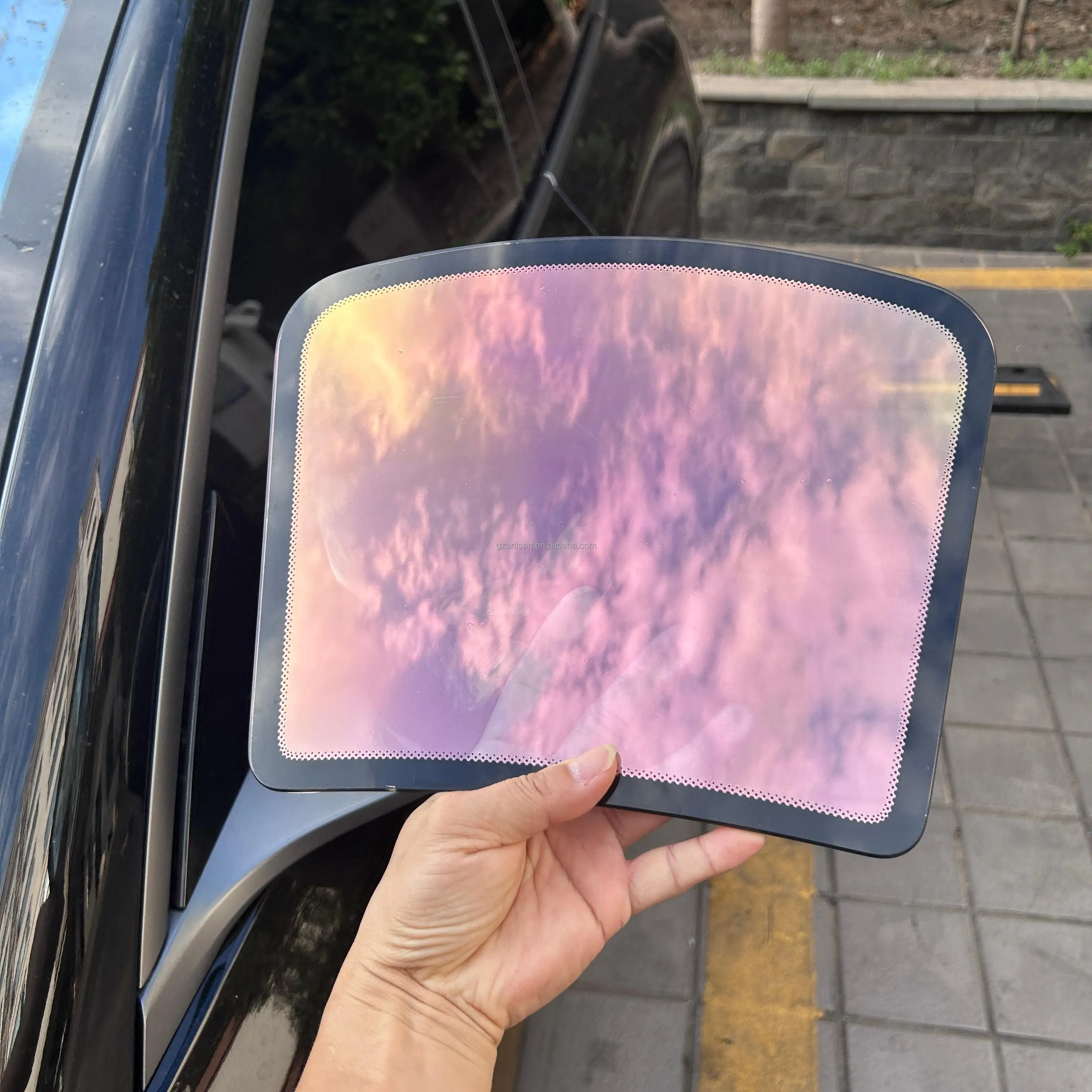 Good quality Vlt 70% gold Color Car Window Films Rolls red Chameleon Window Tint Film