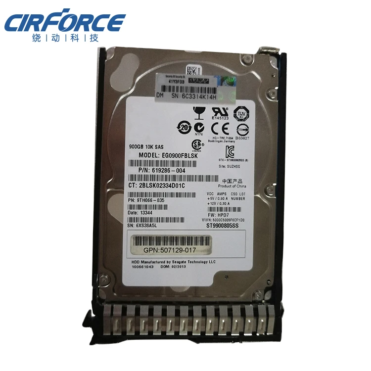 HPE 900GB 10K 6G 2,5 дюймов SAS HDD 653971-001 Proliant жесткий диск hdd