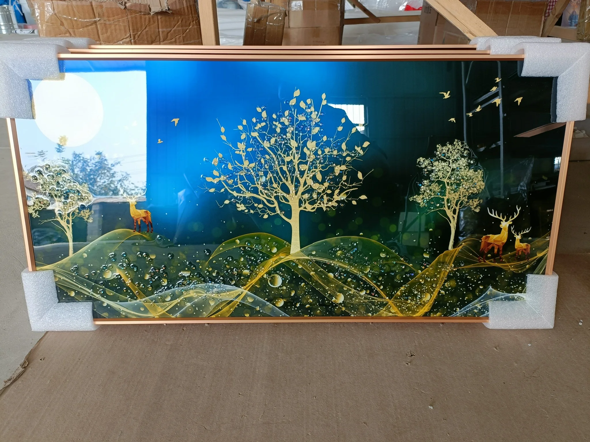 New Arrival Wall Art Crystal Porcelain Diamond Painting decorative Painting and wall arts