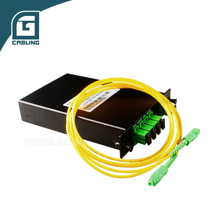 Gcabling Тип plc splitter 1x4 волоконно-оптический abs box type opti