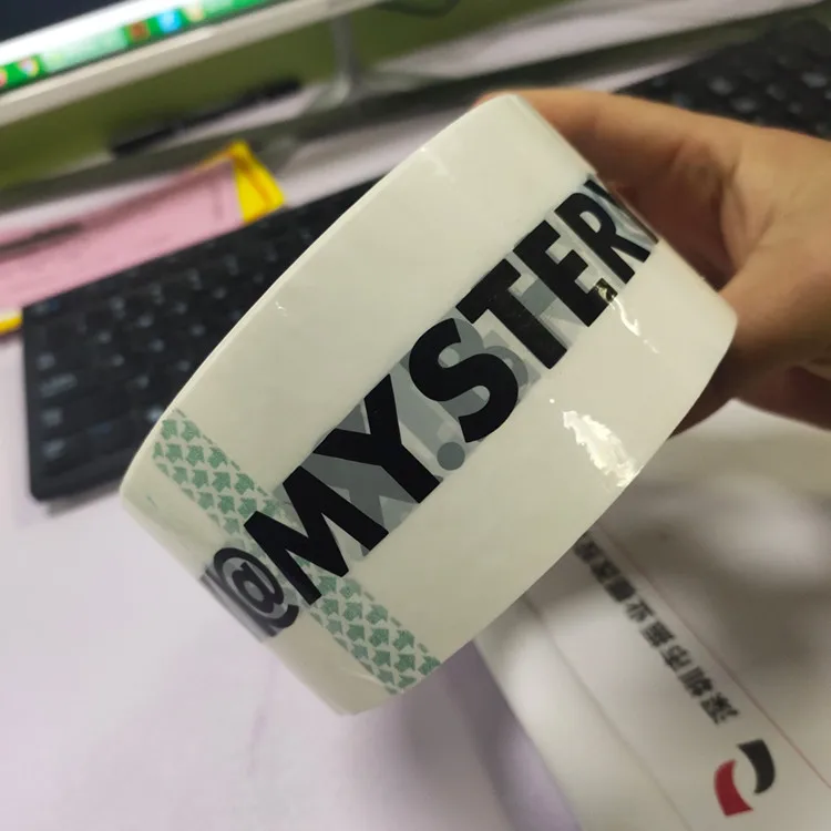 
Manufacture sealing packaging tape logo printed strong adhesive clear parcel packing tape 