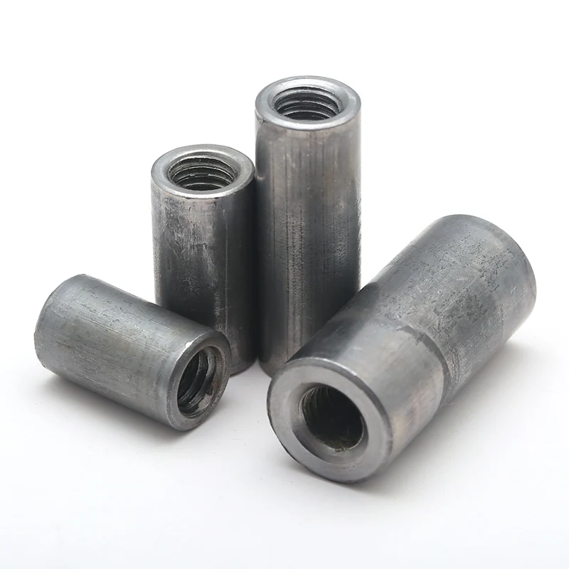 High Temperature Resistant Round Coupling Nut Factory Supply Stainless Steel Inner Threaded Spacer