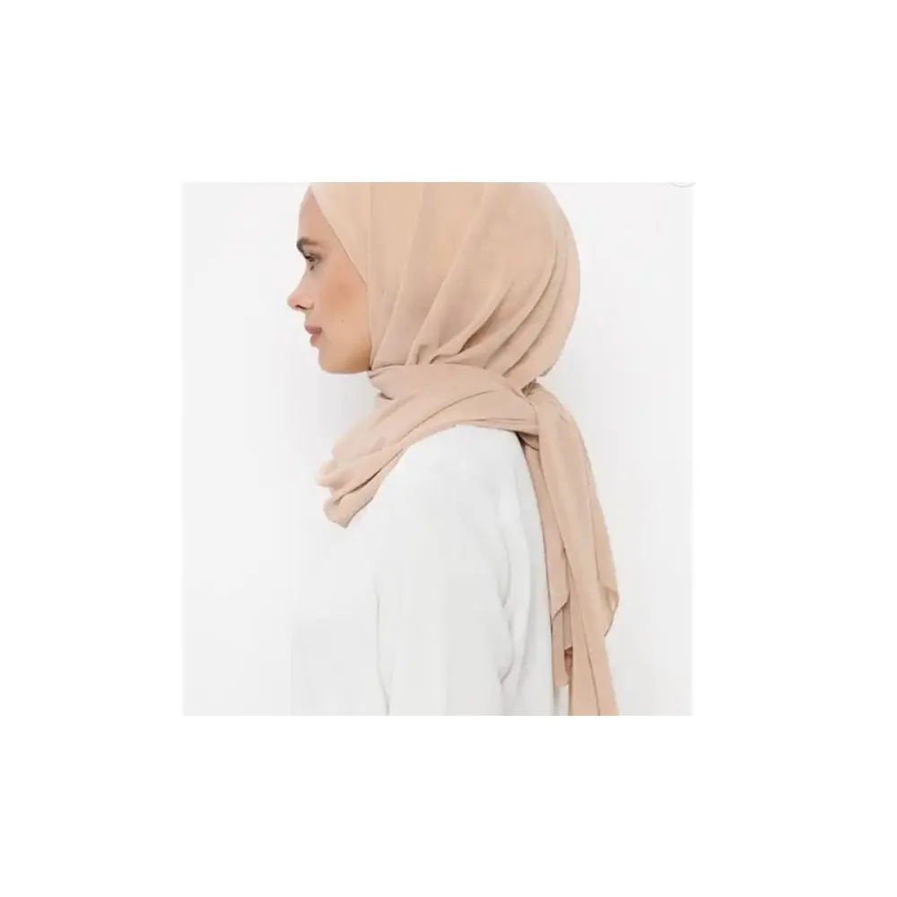 High Quality Plain Light Weight Hiajb Exclusive Hijabs Rayon Cotton Modal Exlarged Double Stitching Modal Hijab