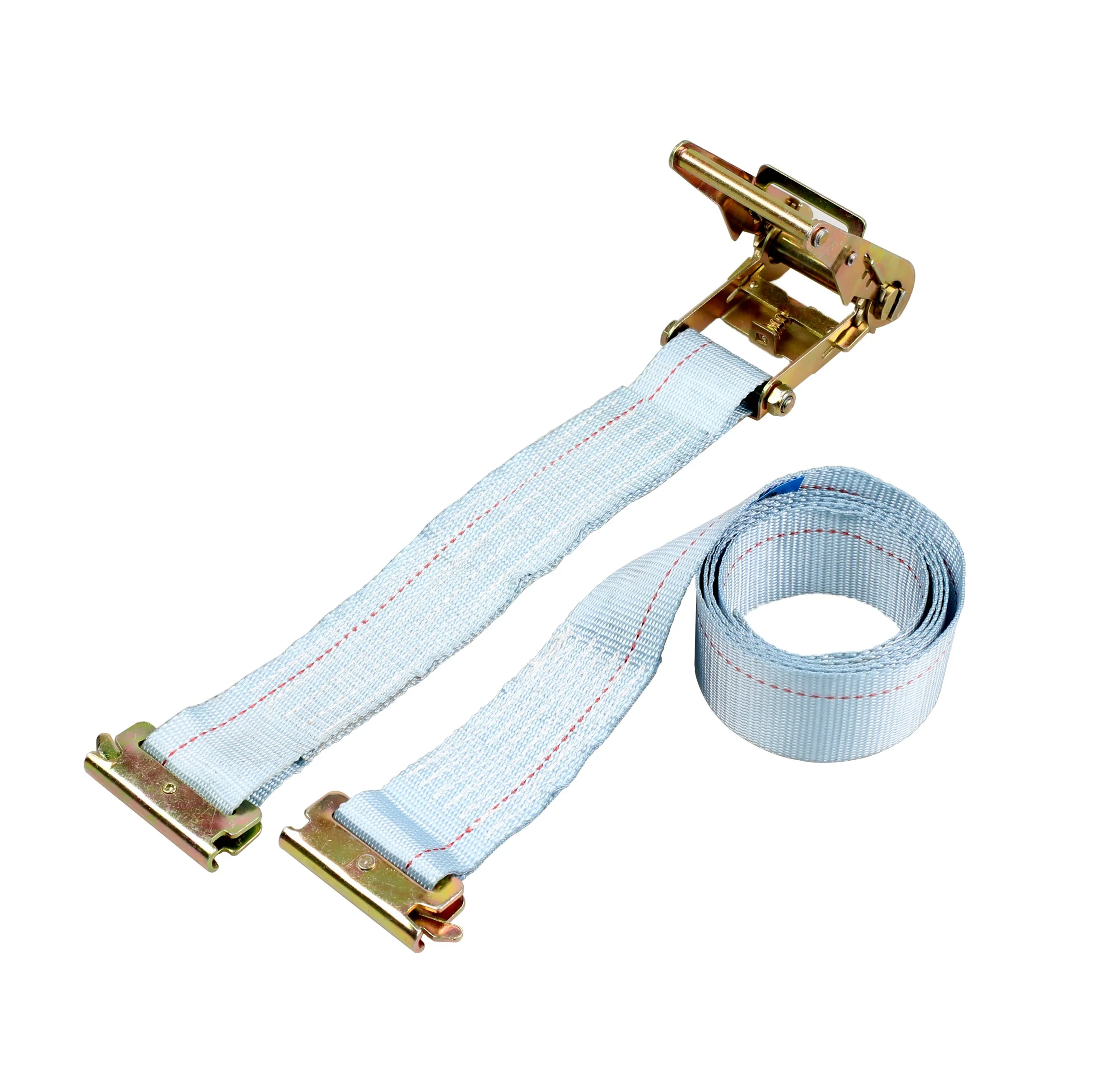 2 Inch 50mm American Standard E-Track Ratchet Strap Luggage Cargo Tie Down Straps for car ratchet tie down strap