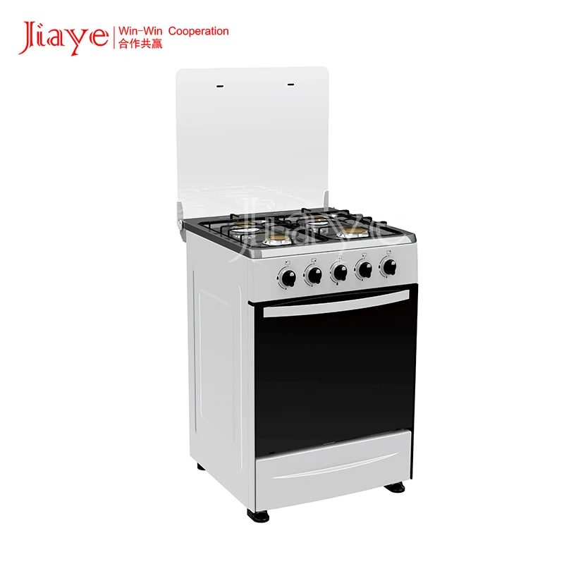 2024 Jiaye 50*50cm Freestanding Oven with Gas Stove Stainless Steel Material Built in Gas Stove with two Burners and Hot Plates