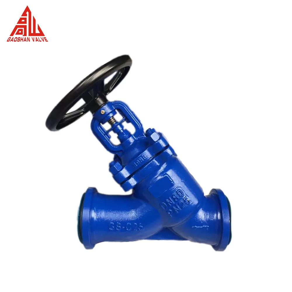 Globe Valve Manual Flange And Butt Welded 3 Inch Y Type Bellow Seals Globe Valve