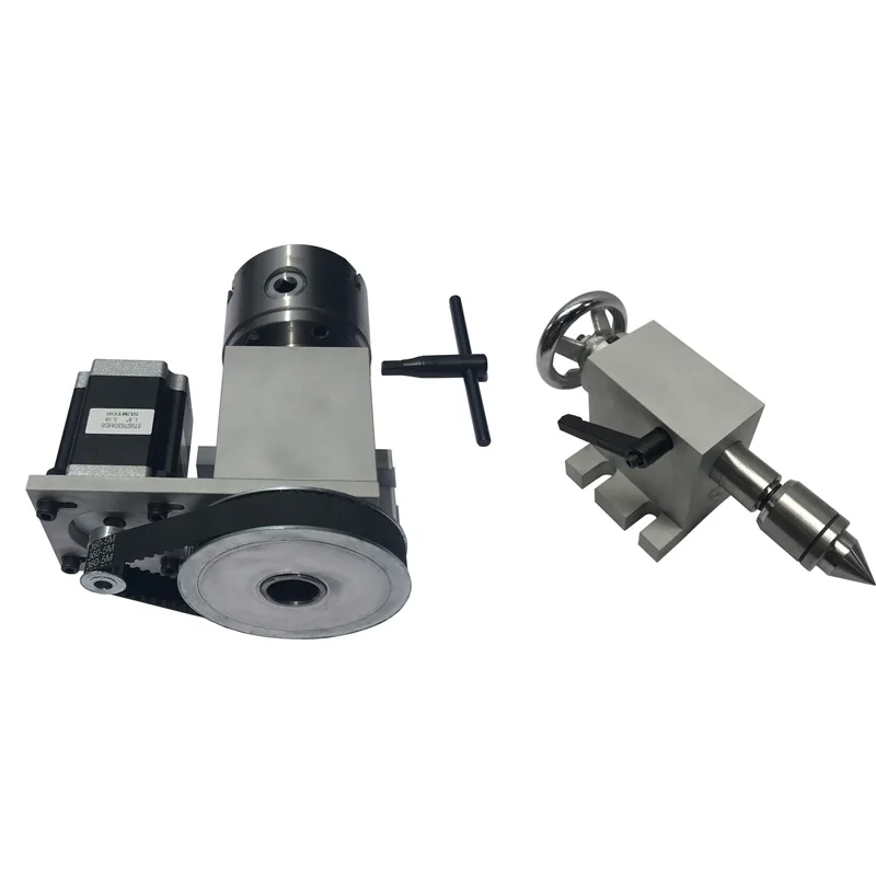 ЧПУ гравировальный станок четвёртая ось 50 трехкулачковый патрон с наперсток для круглой резьбы материал