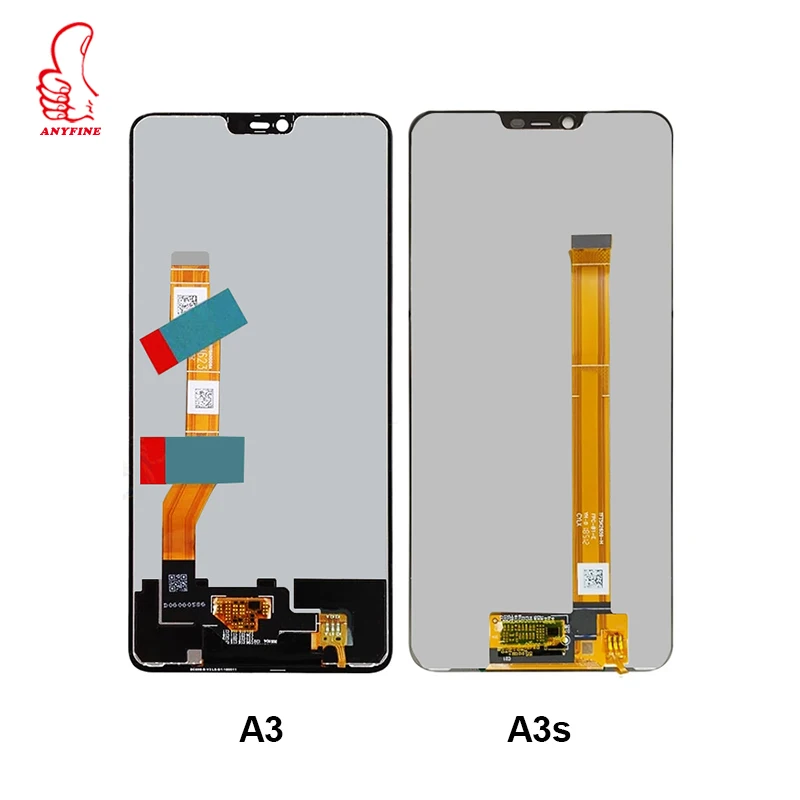 For oppo lcd for oppo a3 lcd For oppo a3s display Pantalla with Digitizer Assembly Repair lcd a3s