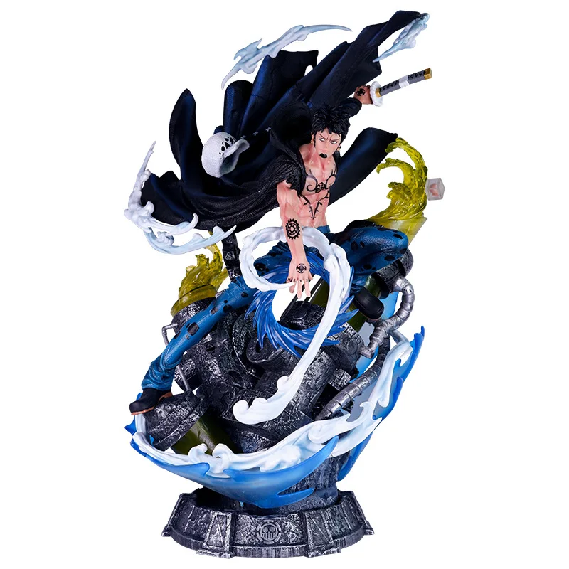 Лидер продаж 0ne Piece Gk Vientiane Trafalgar Law капитан группы красного сердца может осветить фигурку в коробке руки