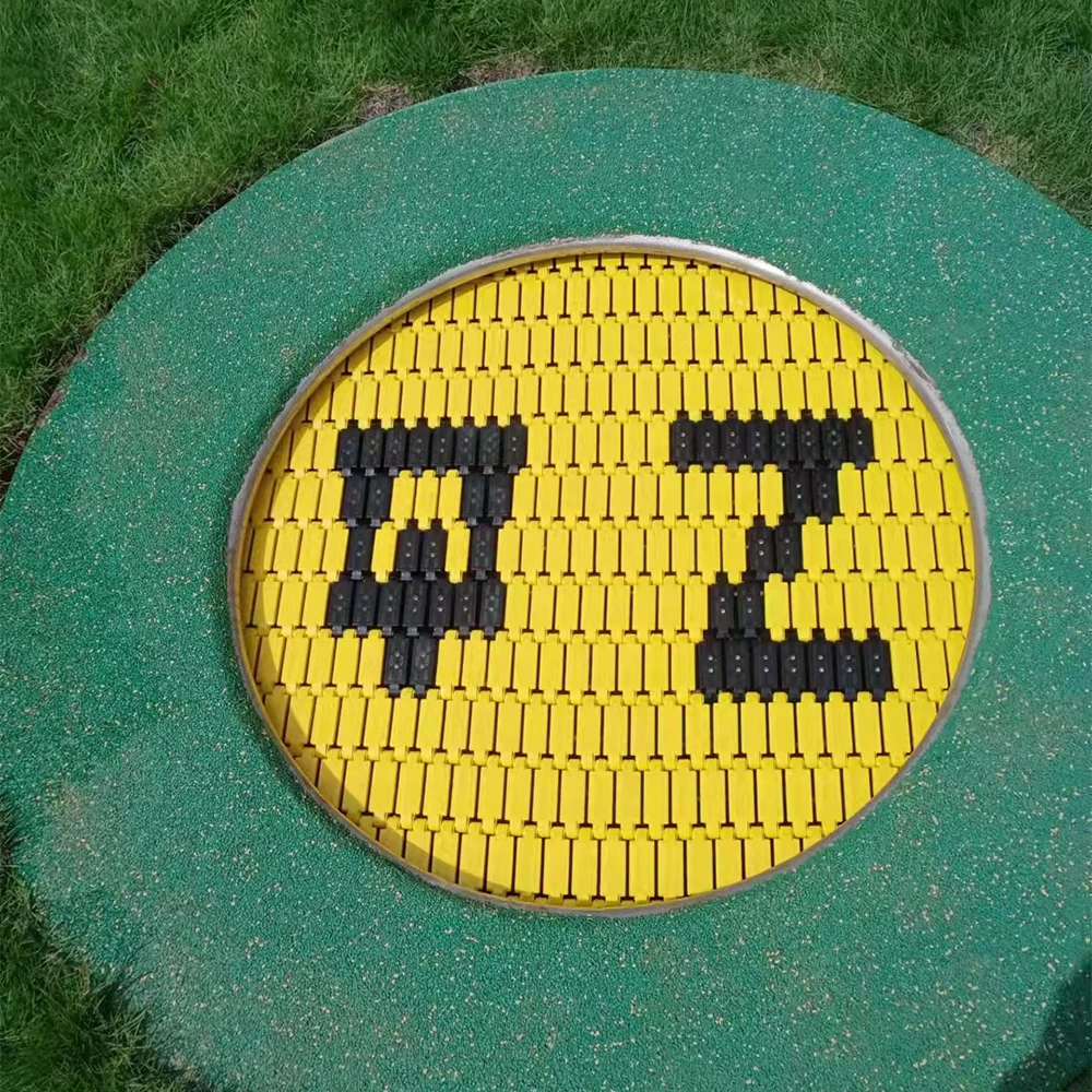 Флэш-батут для парка развлечений, батут для спорта на открытом воздухе, напольный батут