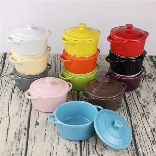 Большая суповая дешевая многоразовая круглая Салатница и крышка