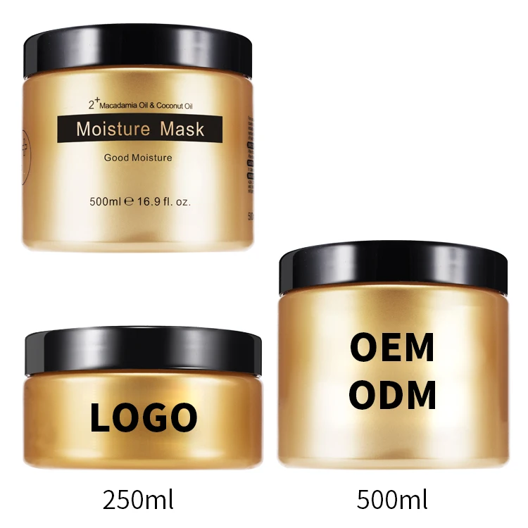 Natural Ingredient Argan Oil Deep Moisture Smoothing Curly Hair Conditioner Mask