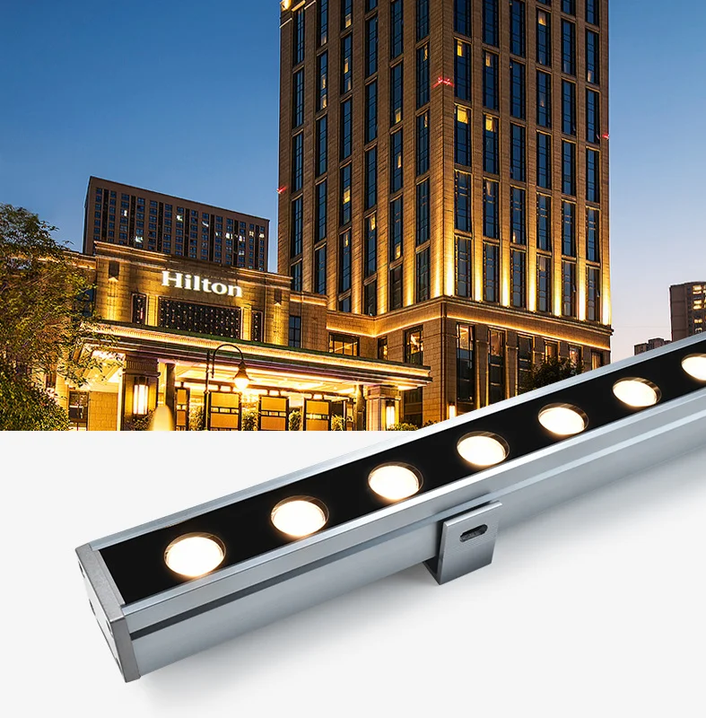 Ландшафтное освещение мост строительный парк Украшение 18 Вт 24 Вт Ip65 Наружное инженерное освещение Светодиодная настенная шайба