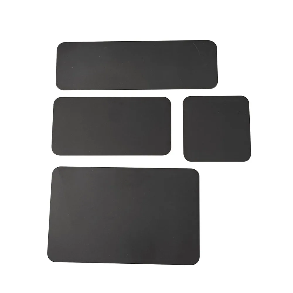 Good Texture CNC Process Custom Design Round Edge All-Side Anodizing Sandblasted Color Anodized Aluminum Metal Name Cards Plates