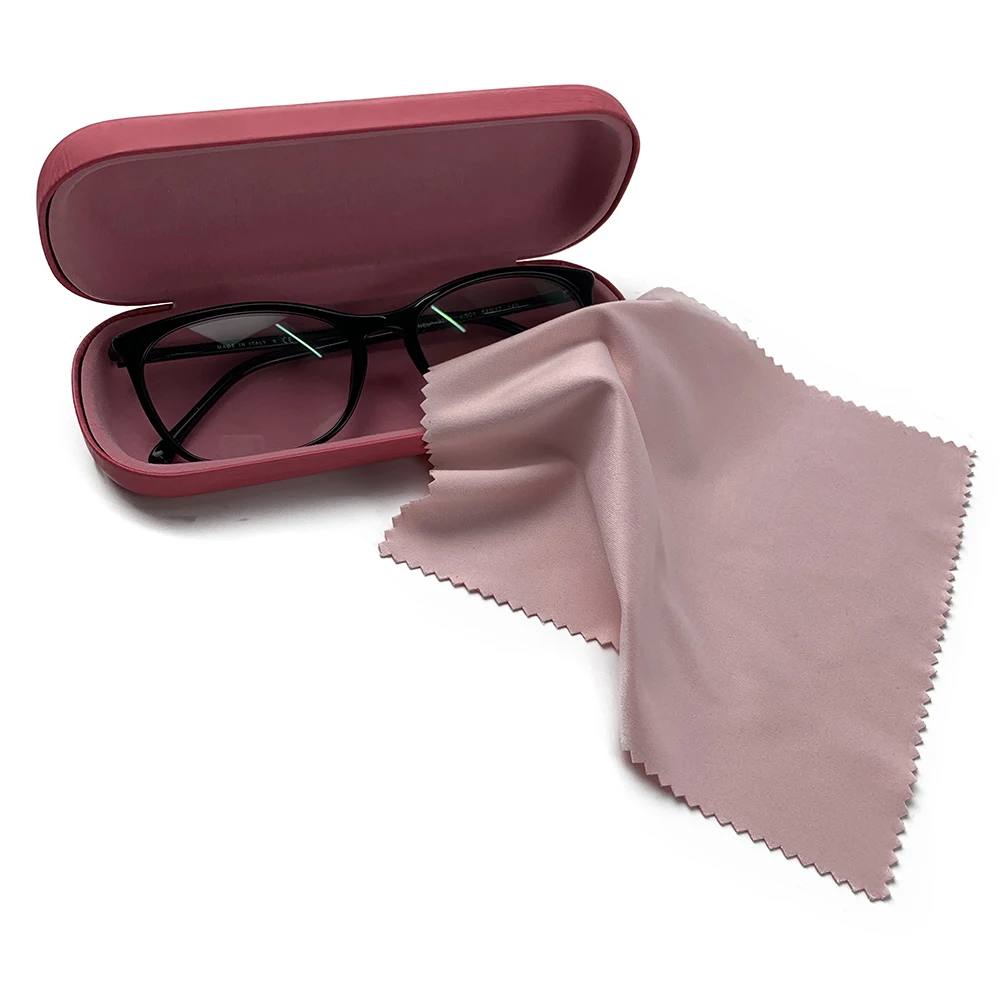 Модная салфетка для чистки линз, салфетка для протирания очков из микрофибры с пользовательским логотипом, салфетка для протирания солнцезащитных очков