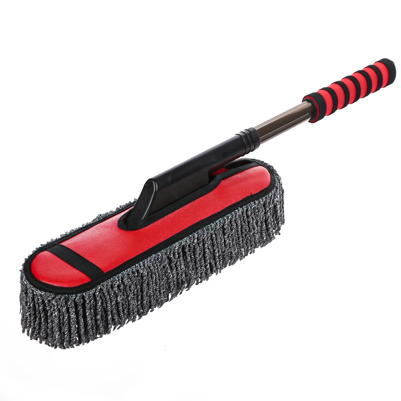 Newest design Anti-Static soft wool Retractable Special Cleaning Car brush Mop