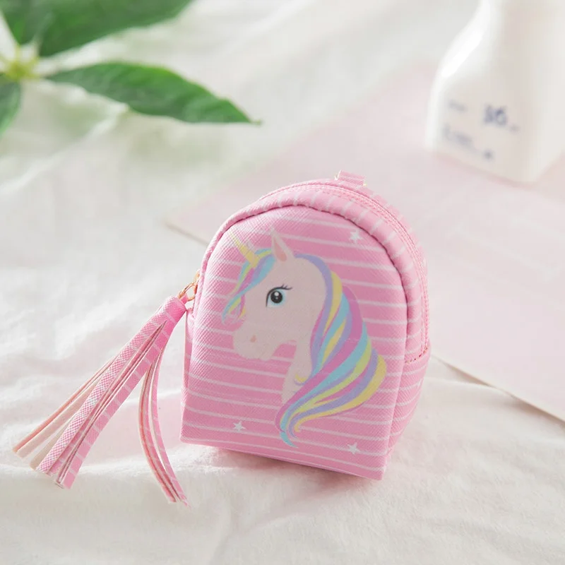 New Cute Animal Creative Mini Wallet Girl Children Student Cartoon Purse KeyChain Coin Purse