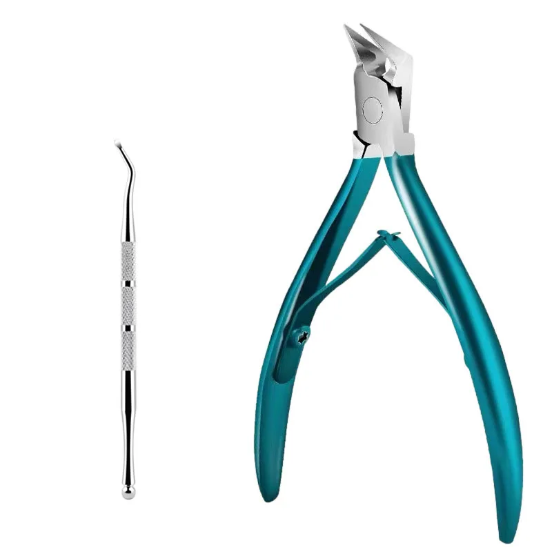 Hot selling Nail cuticle clippers  Nail cleaner 2 piece stainless steel nail tools