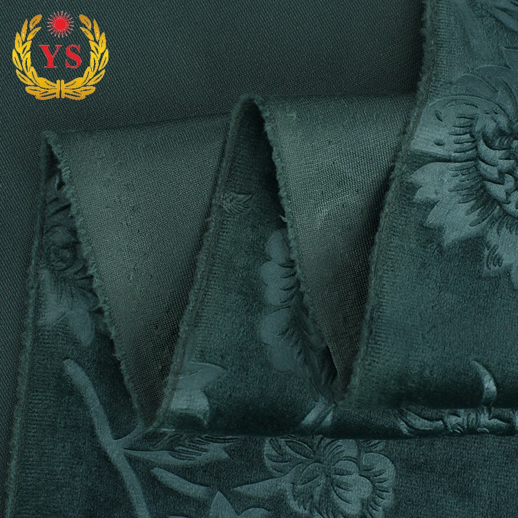 
Top selling wholesale 3d emboss polyester velvet upholstery fabric 