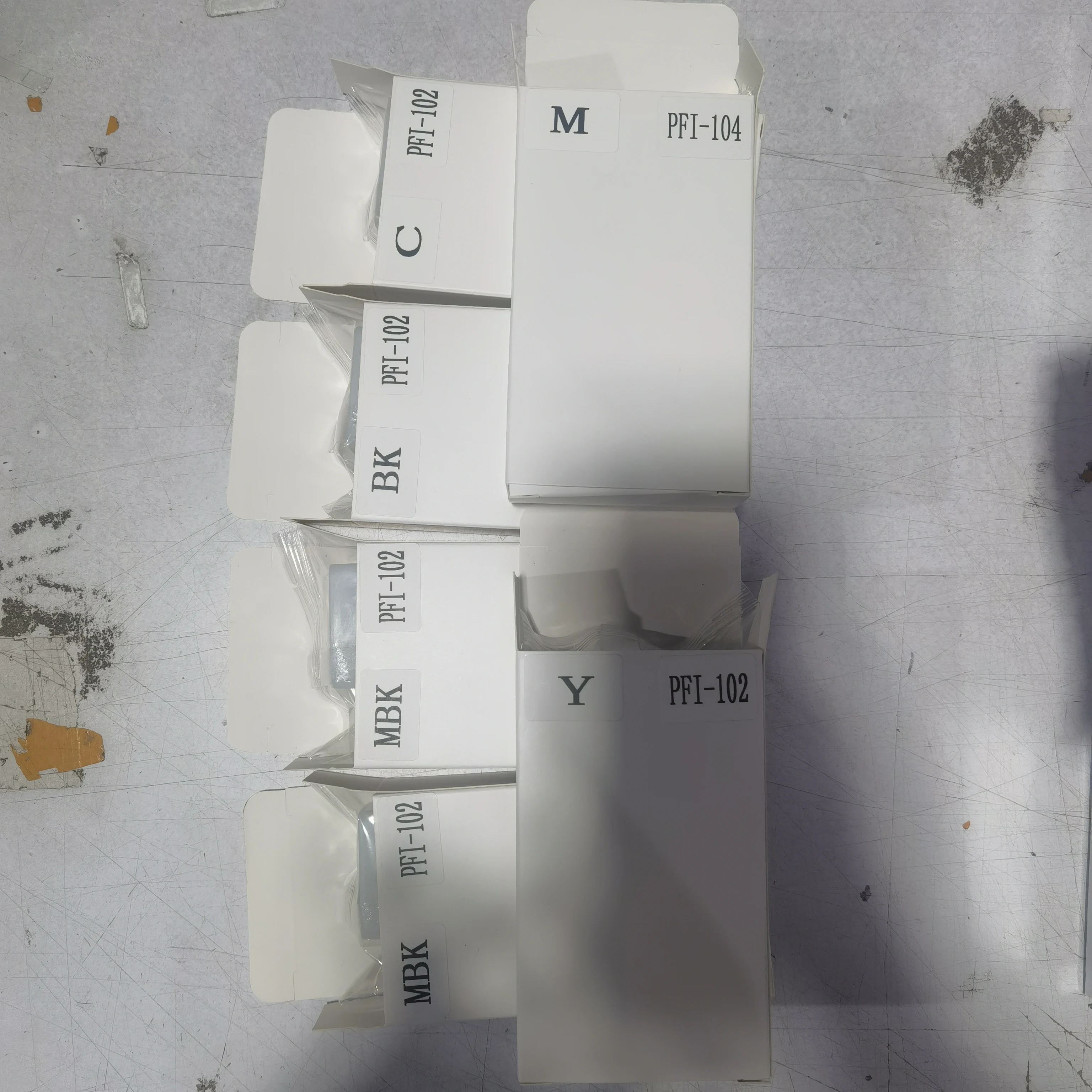 Ocinkjet PFI 102 Empty Refillable Ink Cartridge for Canon Ipf 500 510 600 610 700 710 605 650 655 750 755 760 Printer Compatible