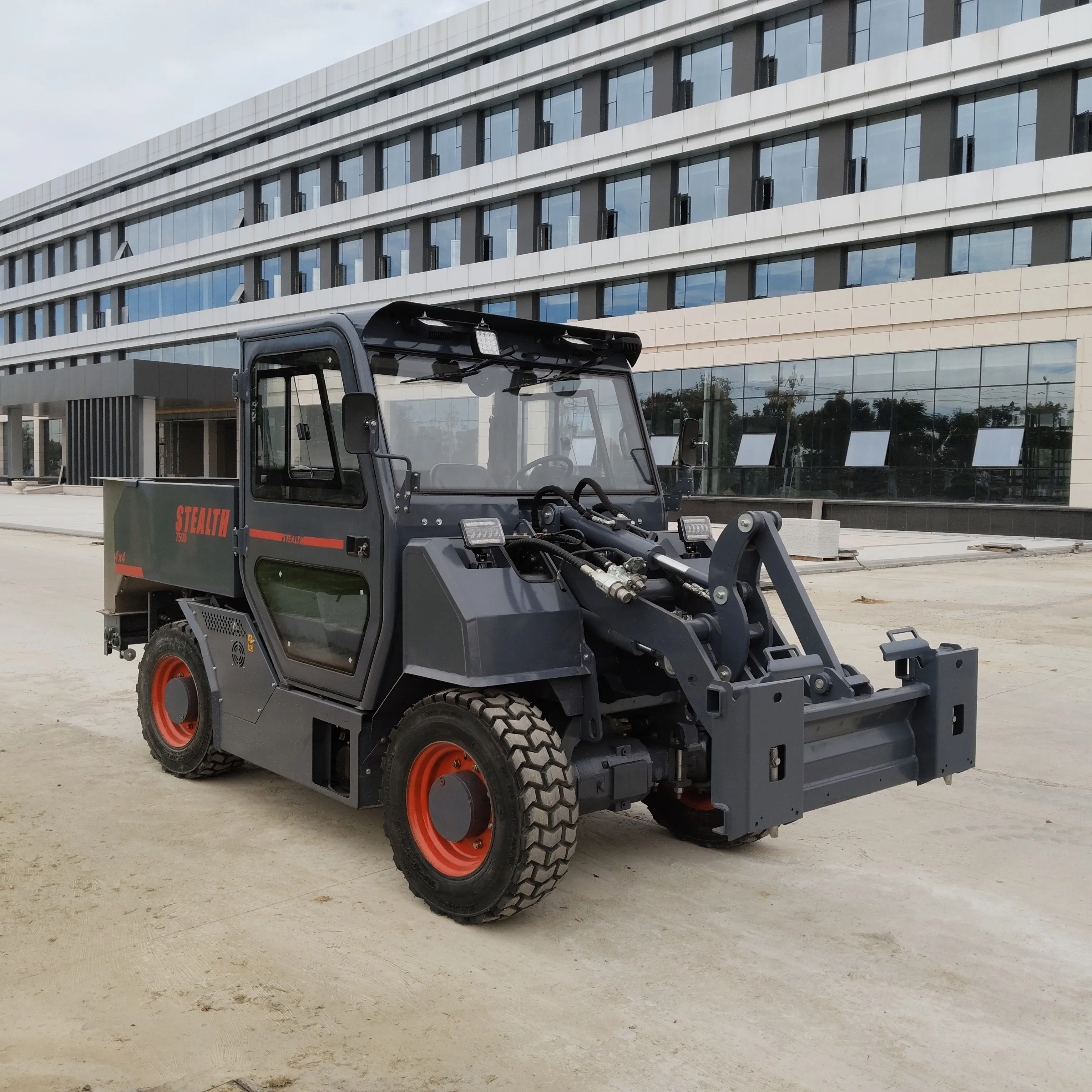 75HP Utility Work Machine Snow Moving Equipment with Kubuta V2607-T StageV Tier4 Engine