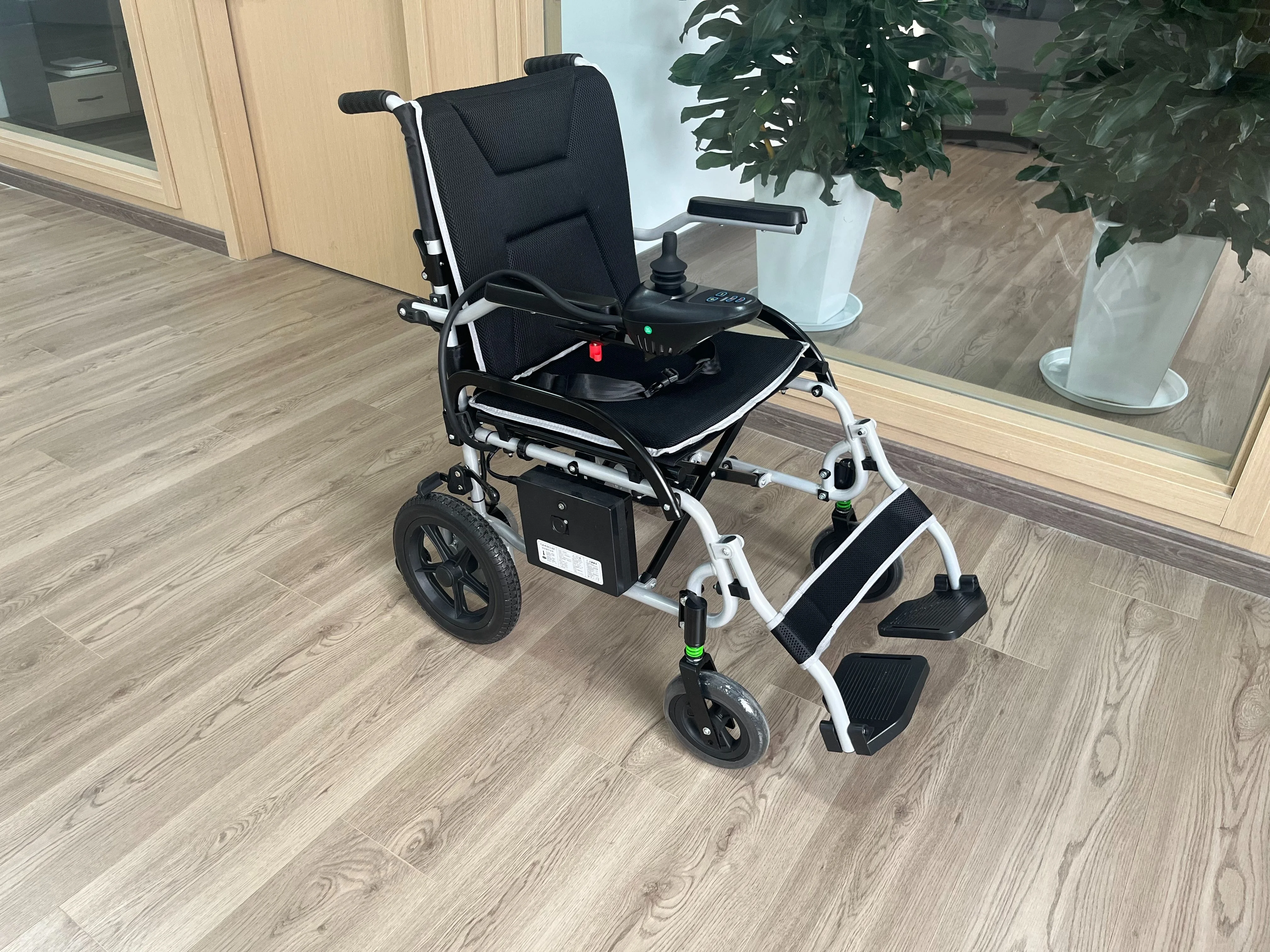 KRYL 2024 New Foldable Wheel Chair Handcycle Aluminum Wheels Electric Wheelchair