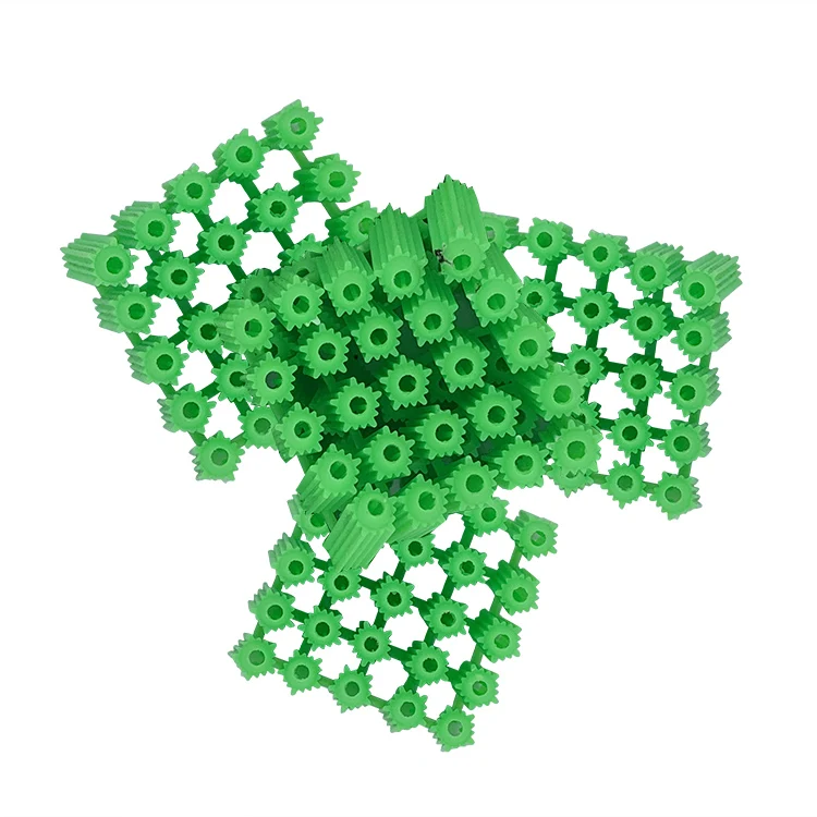 Green plastic expansion tube 6mm expansion plug M6 wall plug Rubber plug with plastic expansion screws