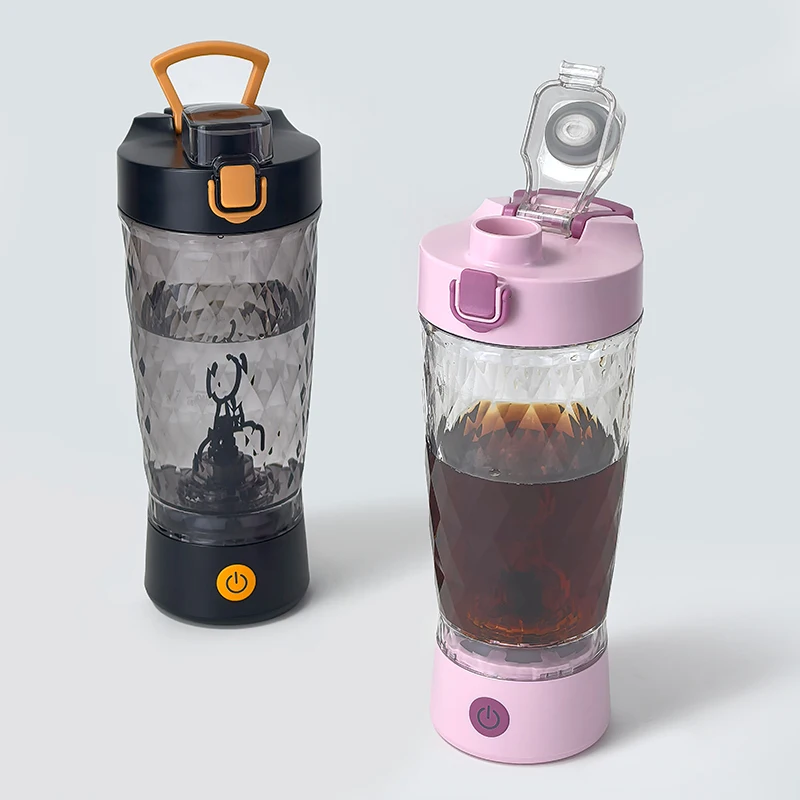 Wholesale Model  Sports  Electric Shaker Cup Automatic Blender Rechargeable Protein Powder Shaker Bottle