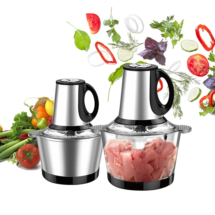 Новый дизайн многоцелевая мясорубка самодельная большая стальная электрическая кухонная
