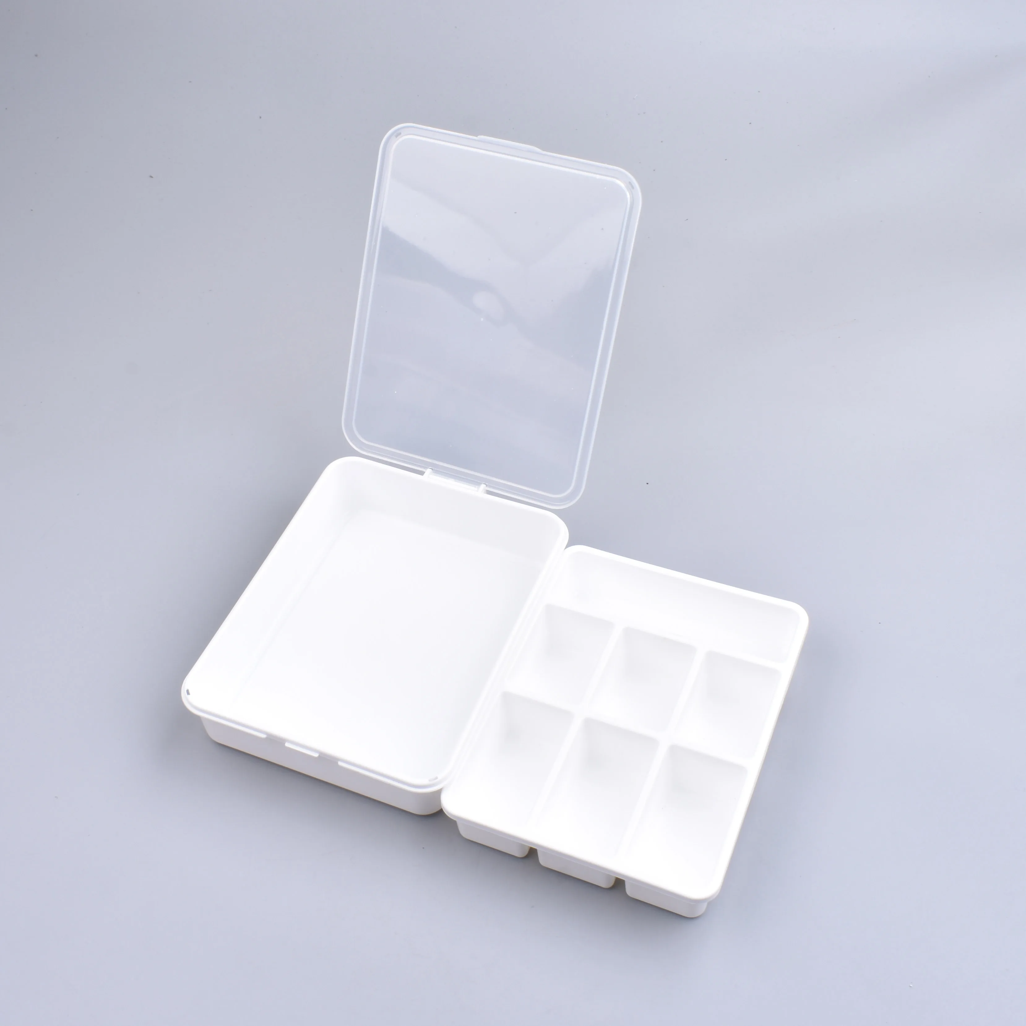 Shanfeng White 7 Compartment Storage Plastic Tool Box Hardware Organizers